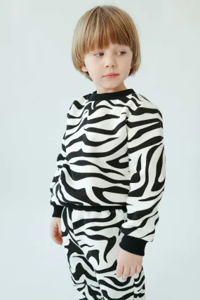 Sofa Killer unisex kids hoodie Zebra