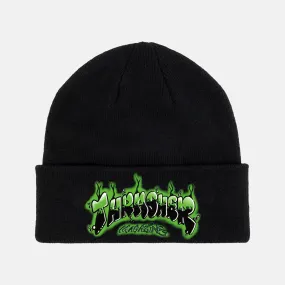 Thrasher Magazine - Airbrush Patch Beanie - Black