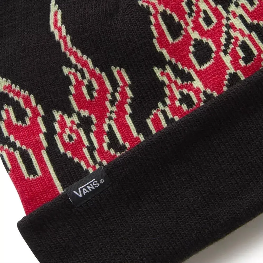 Vans Kids Up In Flames Beanie - Black