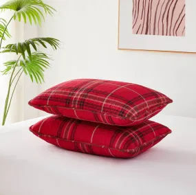 Vilano Plaid Quilted Sham Covers