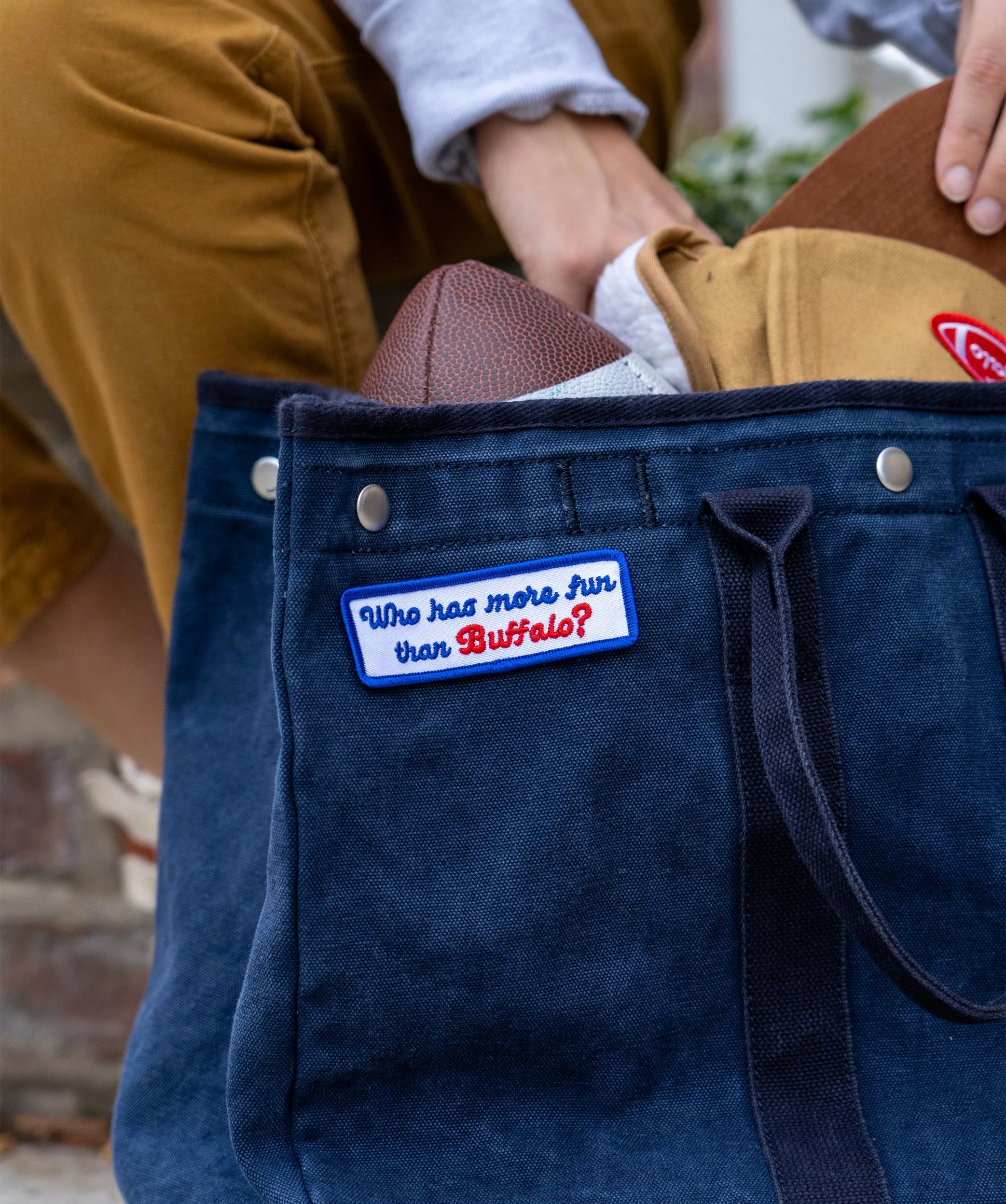 Who Has More Fun Than Buffalo Embroidered Patch