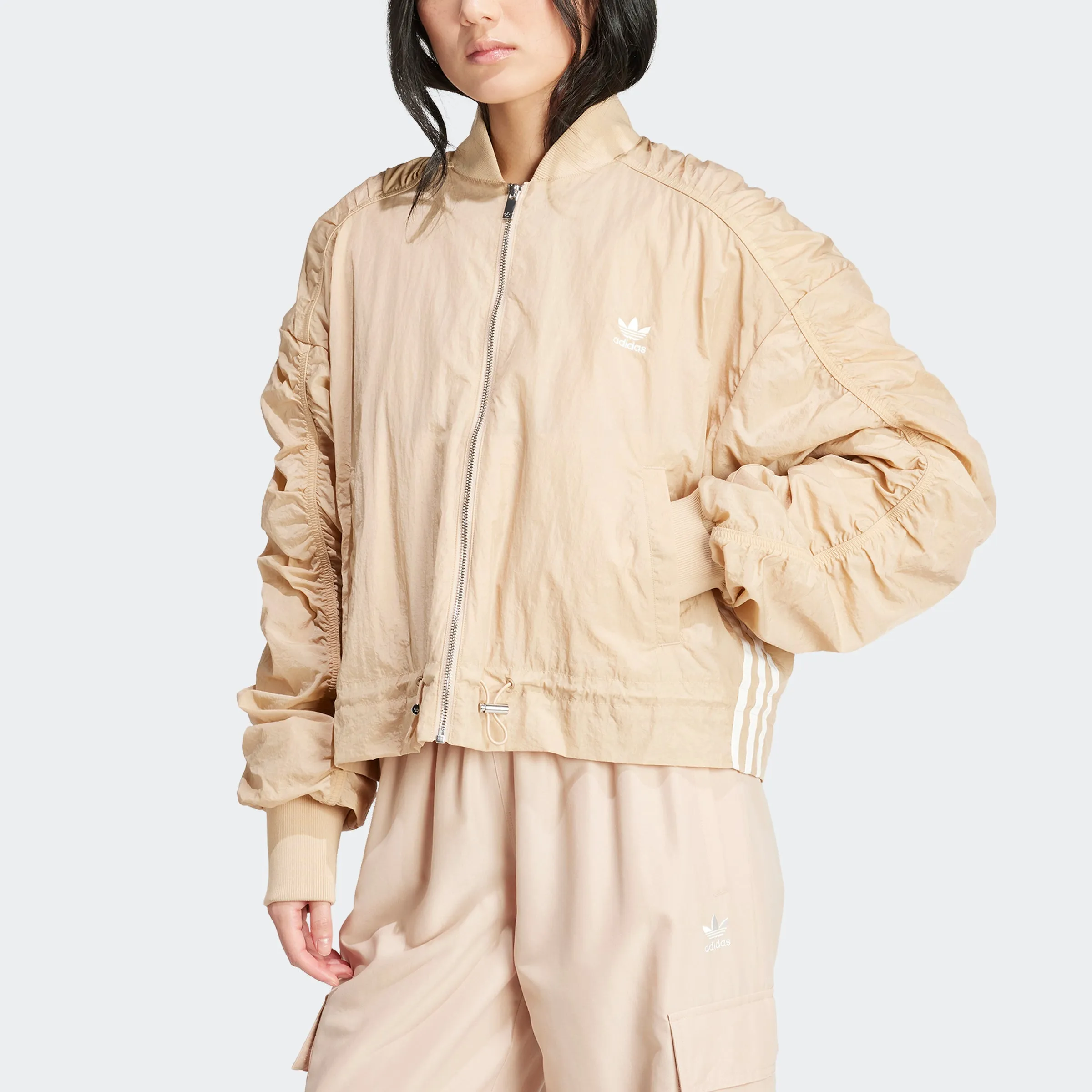 Women's adidas Originals Lightweight Bomber Jacket Magic Beige