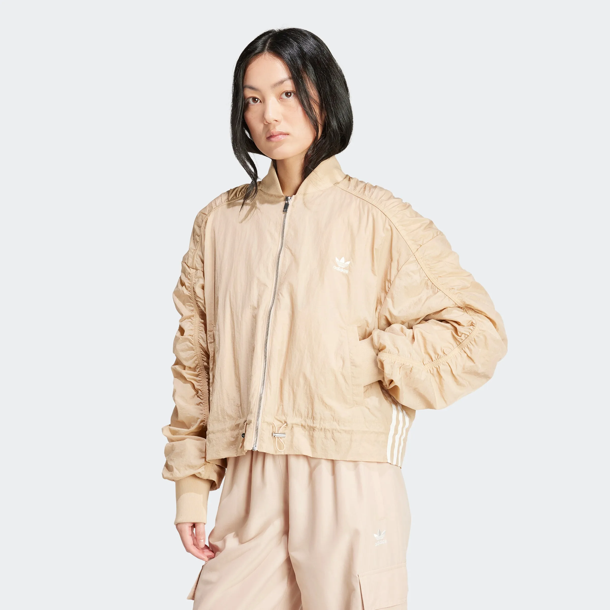 Women's adidas Originals Lightweight Bomber Jacket Magic Beige