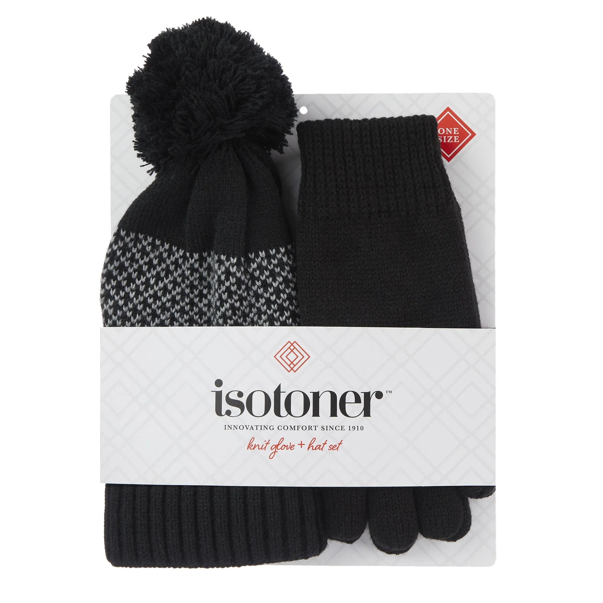 Women's Knit Glove and Knit Hat Gift Set