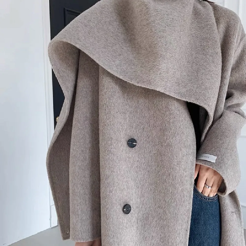 Women's Reversible Wool Coat