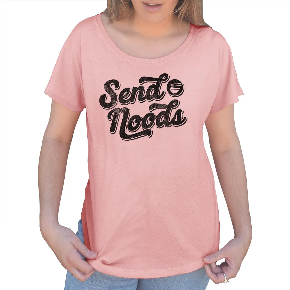 Women's Send Noods Scoop Neck T-Shirt