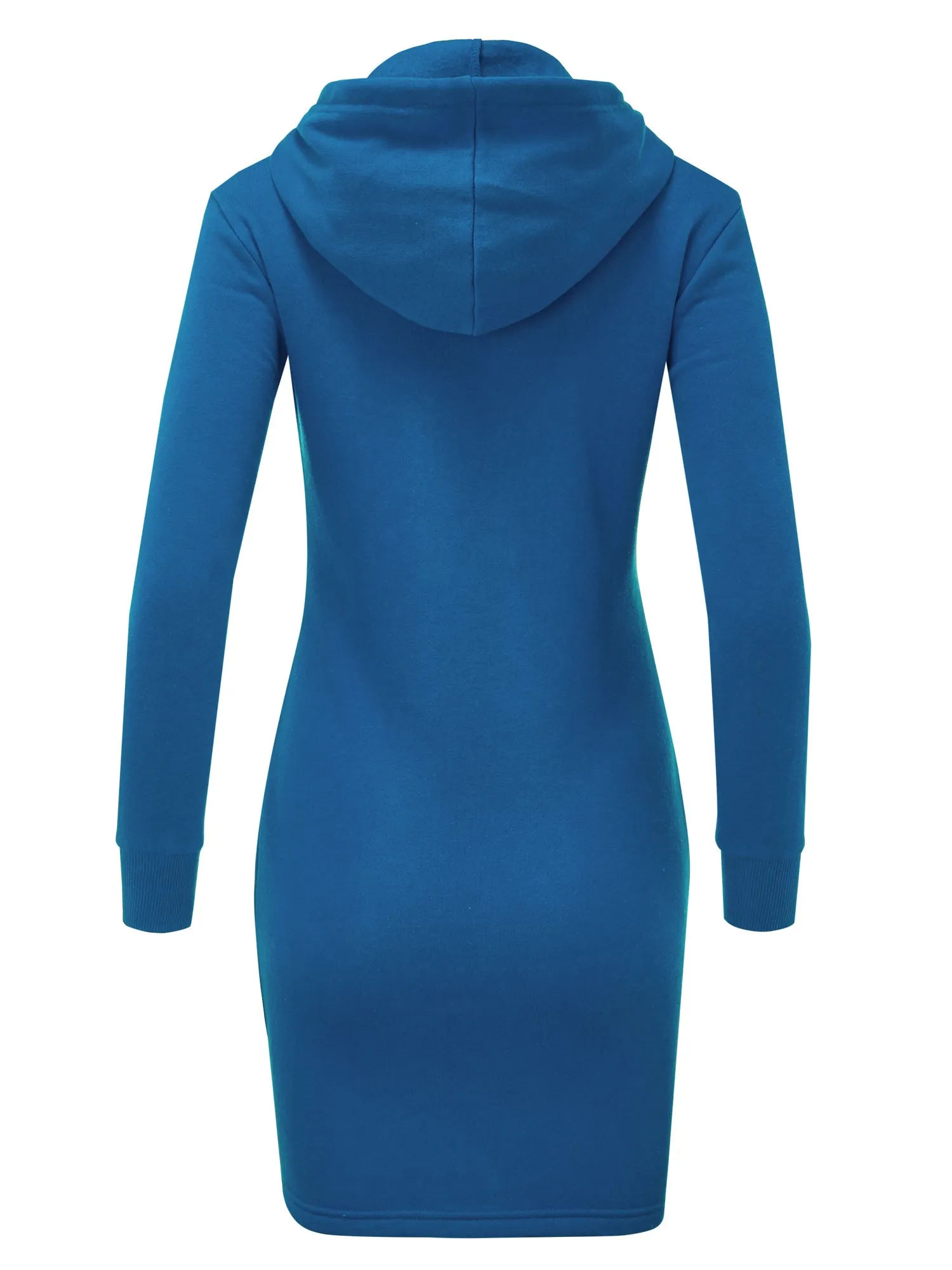 Women's Slim Fit Long Sleeve Fleece Sweater Dress (FWD1151)