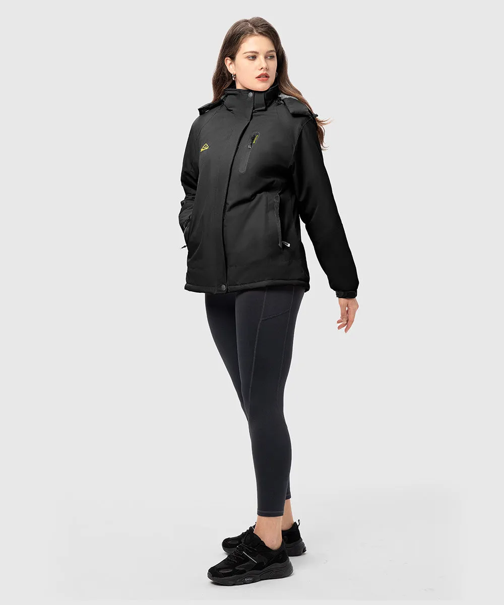 Women's Water Resistant Fleece Lined Ski Jackets
