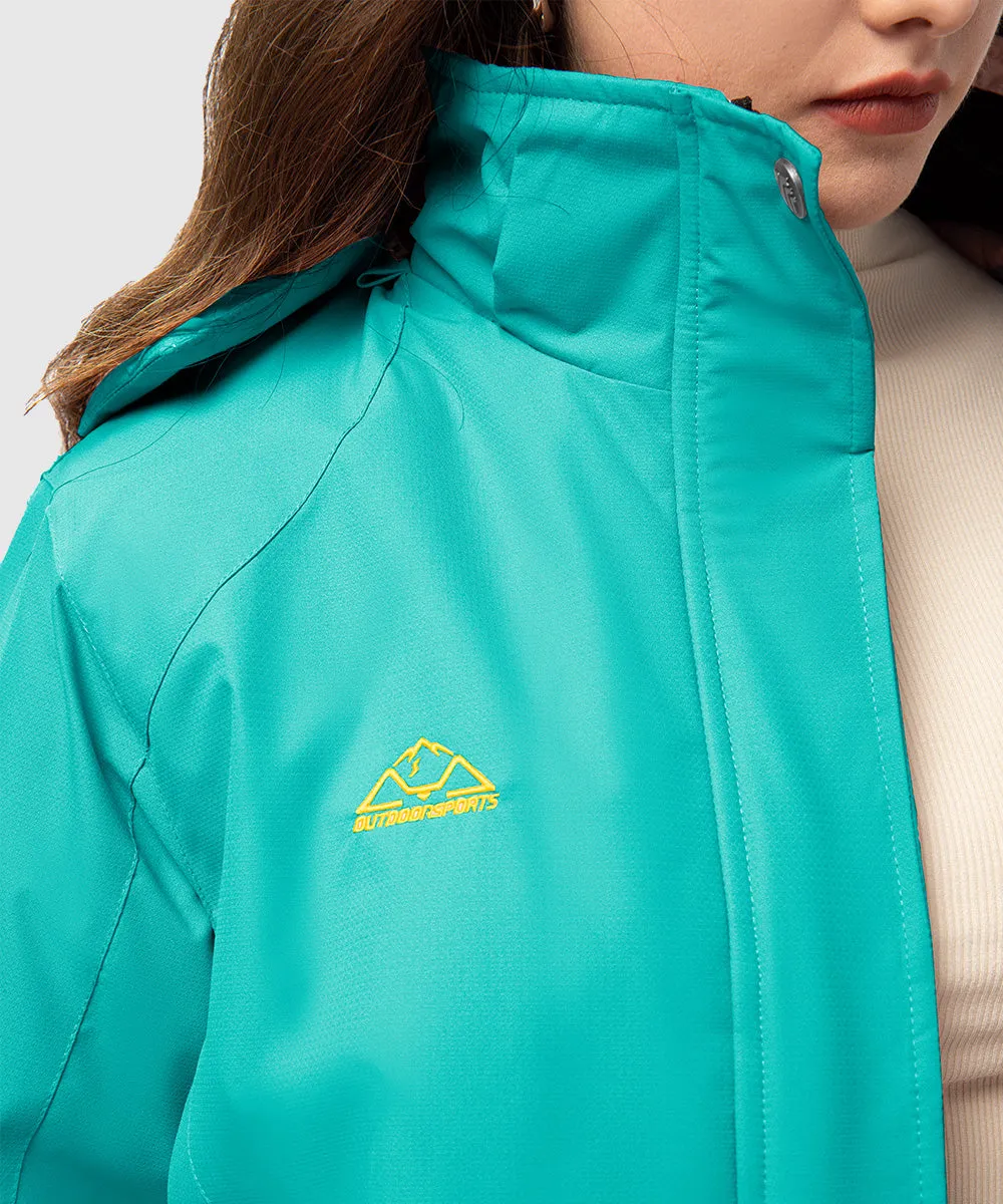 Women's Water Resistant Fleece Lined Ski Jackets