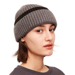 Women's Winter Contract Color Heated Knit Hat